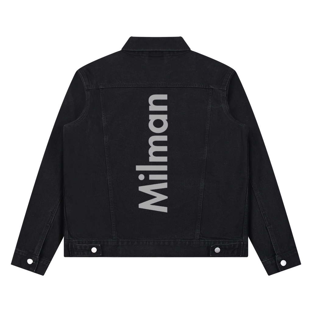 Unisex Vintage Wash Denim Jacket