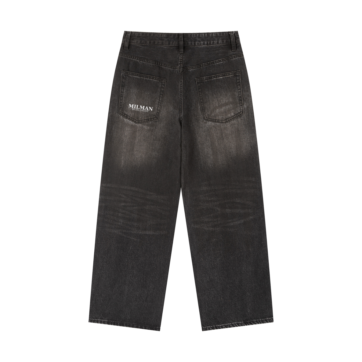 Vintage Wash Heavyweight Denim Jeans