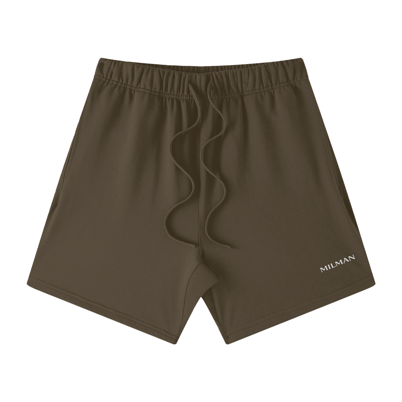 Unisex Earth Tone Loose Fit Cotton Shorts