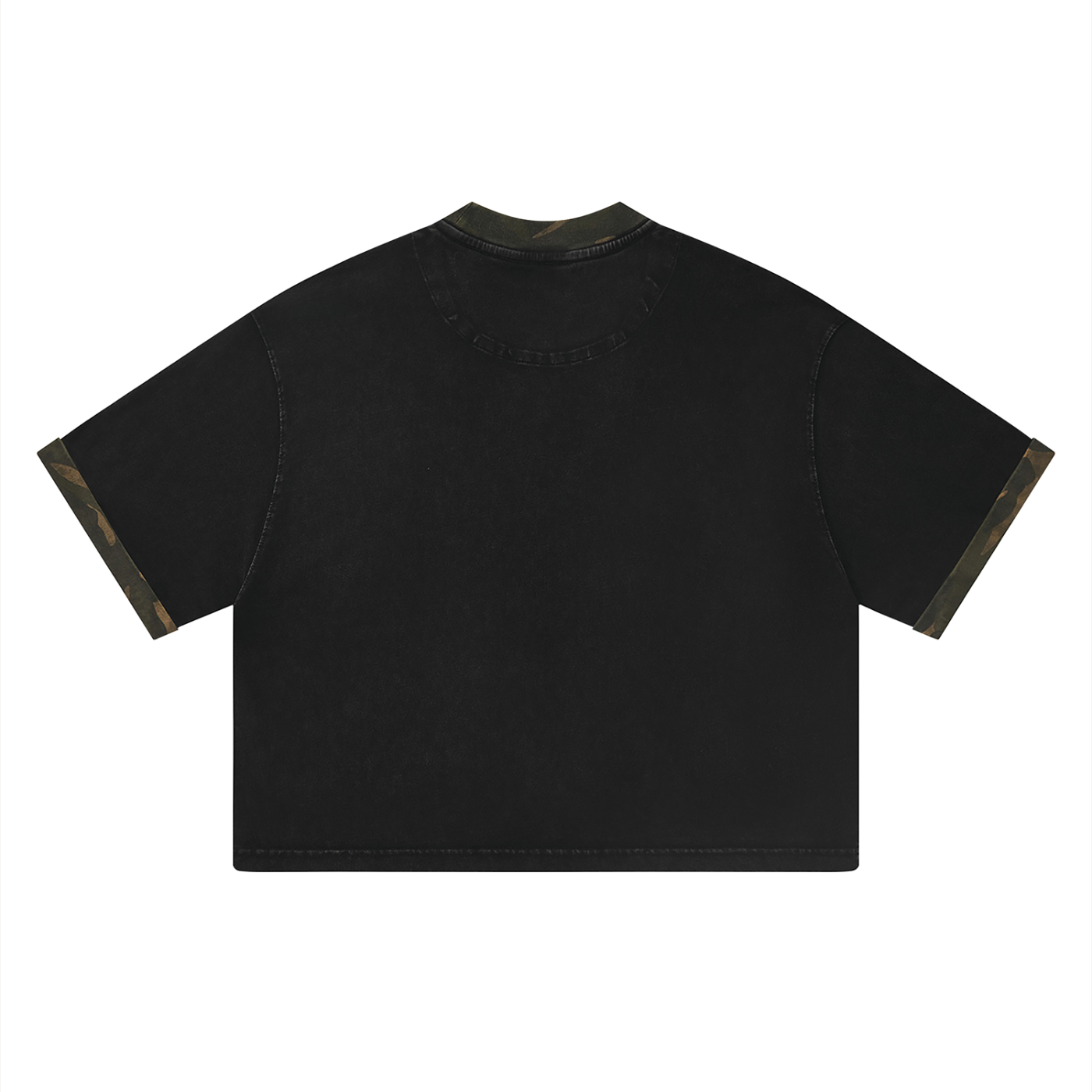Unisex Mineral Washed Boxy Panel T-Shirt