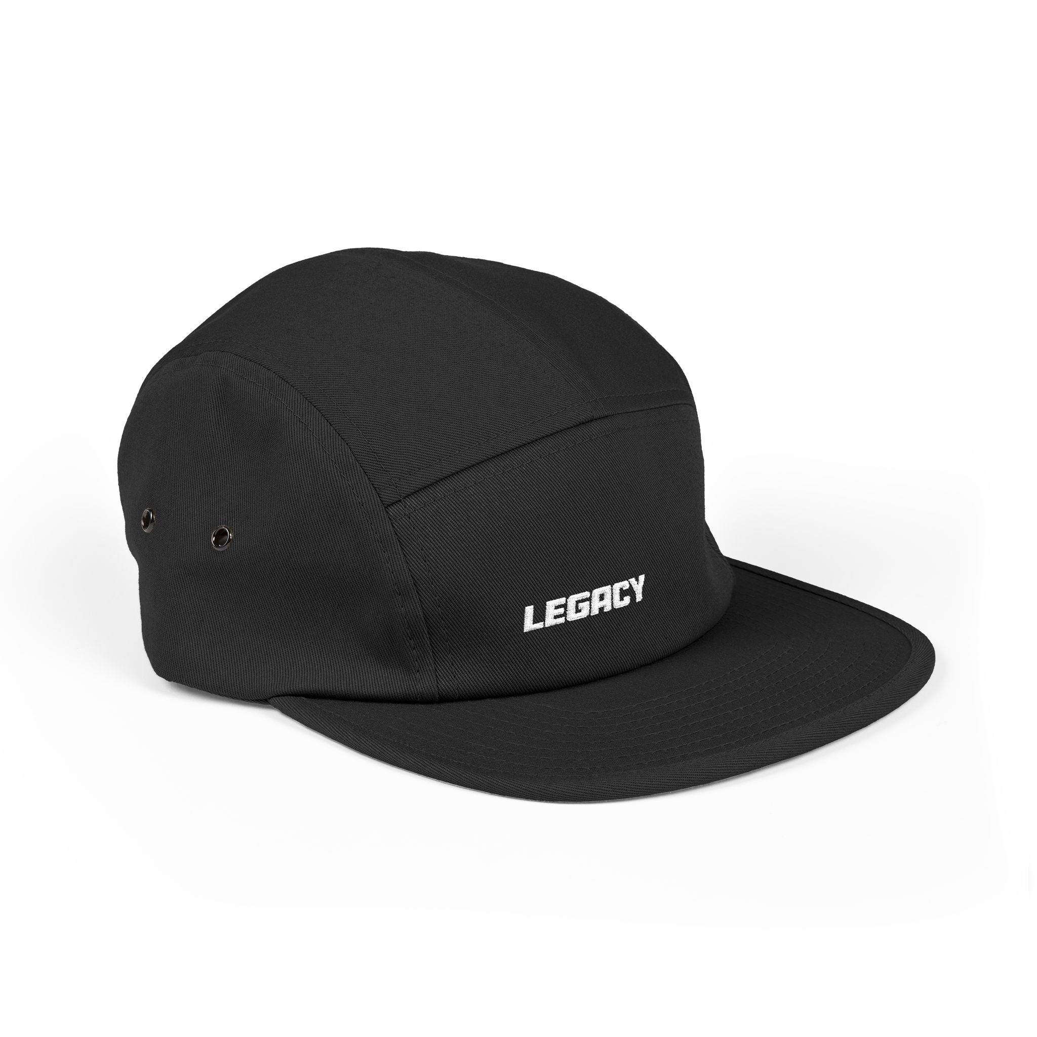 Legacy Embroidered 5-Panel Cap — Casual Skate Hat
