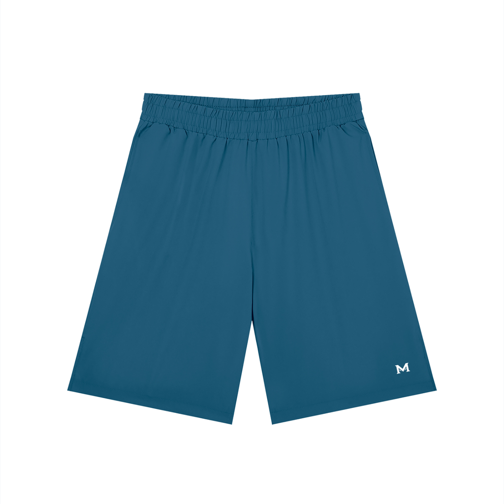 Men’s Solid Elastic Waist Shorts