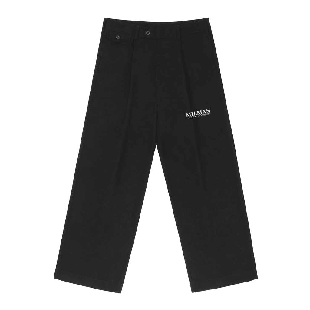 Adjustable Waist Straight-Leg Pants