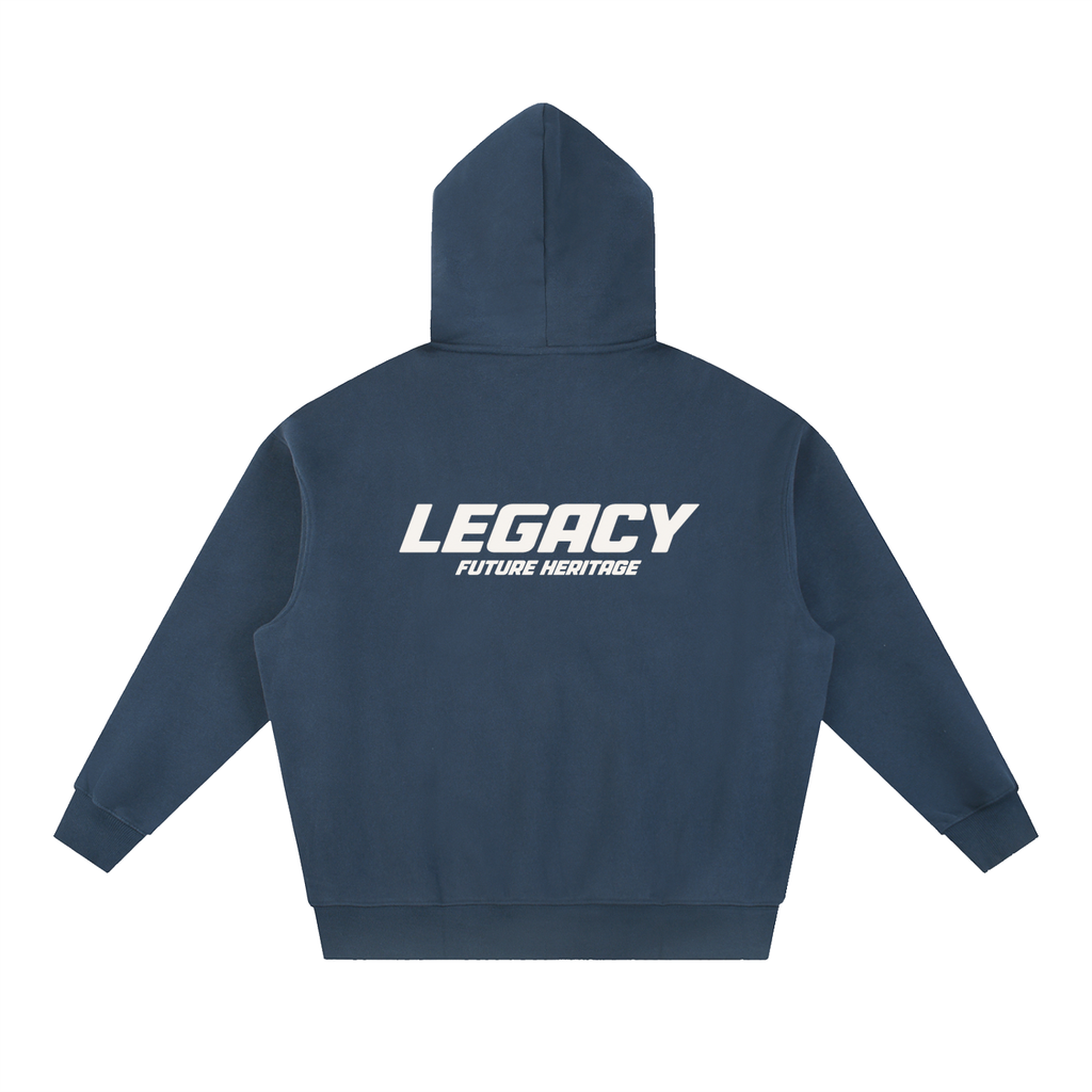 Essential Oversized Boxy Fit Fleece Hoodie