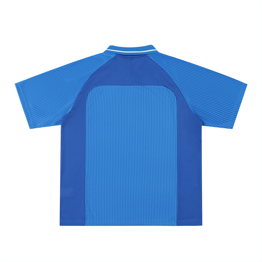 Striped V-Neck Soccer Jersey