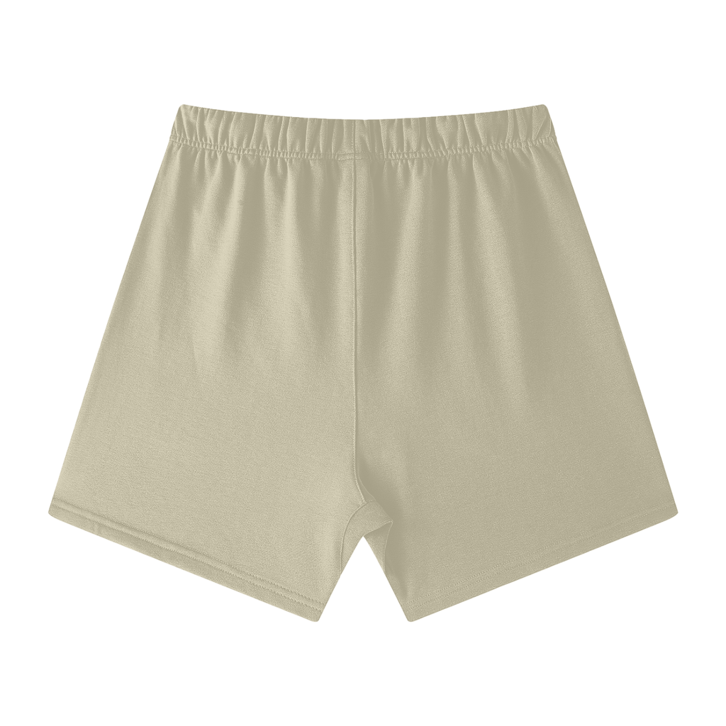 Unisex Earth Tone Loose Fit Cotton Shorts