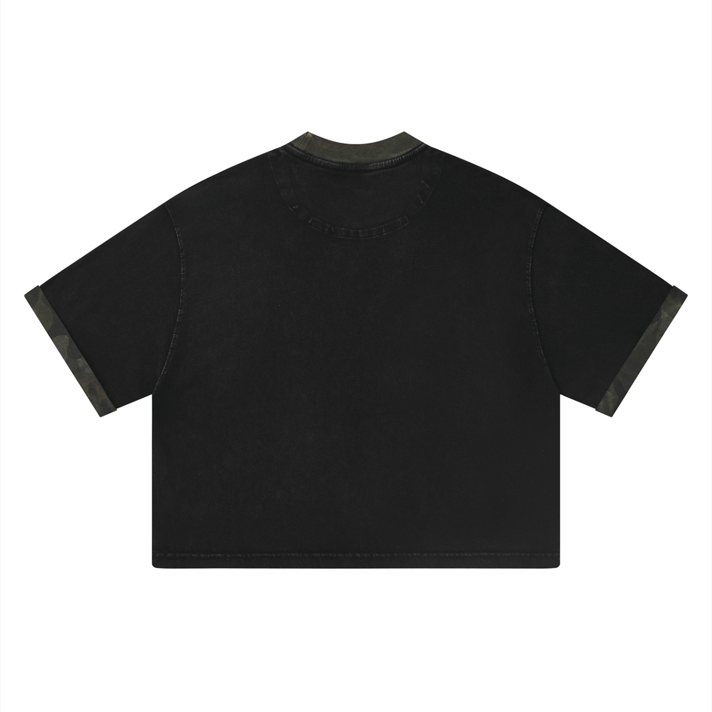 Unisex Mineral Washed Boxy Panel T-Shirt